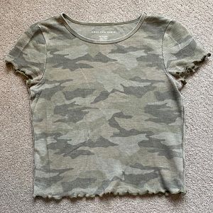 American Eagle Camo Crop Top
